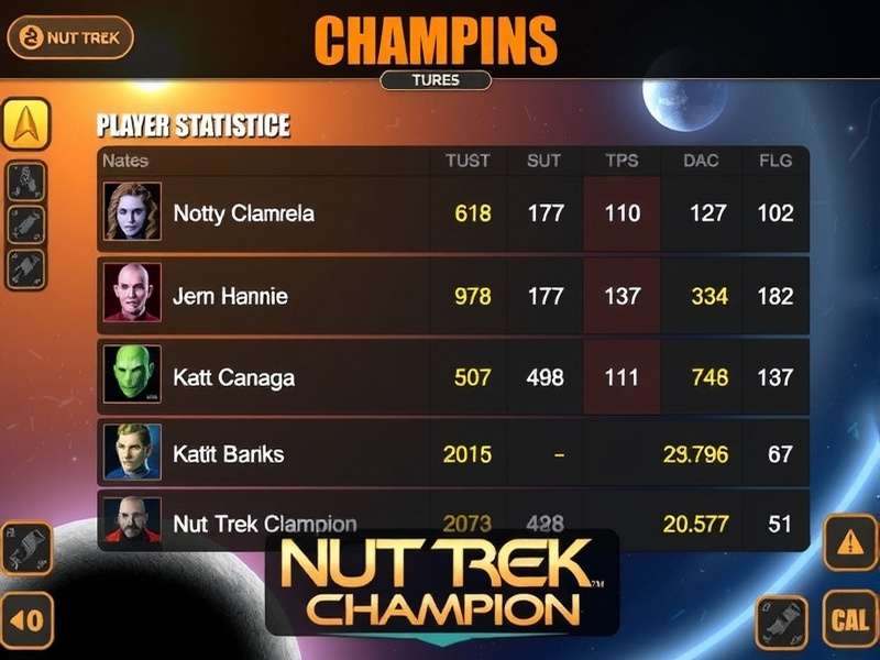 Nut Trek Champion Player Statistics