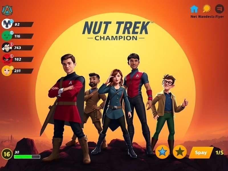 Nut Trek Champion Gameplay
